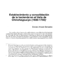 Establecimiento y consolidación de la hacienda en el Valle de Chinchaypucyo 1600-1700.pdf