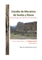 Estudio de Macánica de Suelos y Rocas. Metodología para Bienes Patrimoniales. Parque Arqueológico de Ollantaytambo.pdf