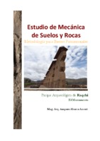 Estudio de Mecánica de Suelos y Rocas, Metodología para Bienes Patrimoniales. Parque Arqueológico de Raqchi.pdf